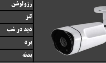 دوربین بولت 26BM2053 | ۲ مگاپیکسل | لنز ۳/۶mm | دید در شب ۳۰ متر IR | خرید و مشخصات