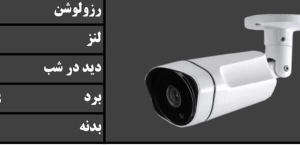 دوربین بولت 26BM2053 | ۲ مگاپیکسل | لنز ۳/۶mm | دید در شب ۳۰ متر IR | خرید و مشخصات